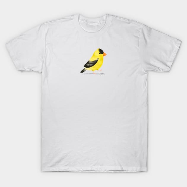 American Goldfinch Bird T-Shirt by julianamotzko